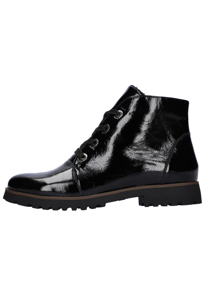 Waldläufer Stiefelette Leder Schwarz - surf4shoes