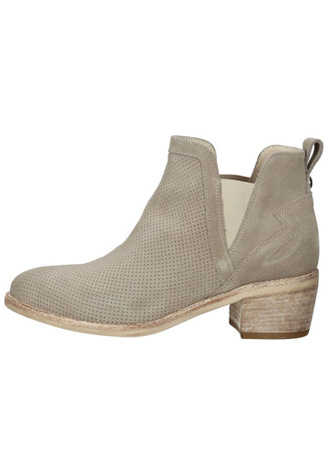 Nero Giardini Stiefelette Veloursleder/Textil Grau/Braun - surf4shoes