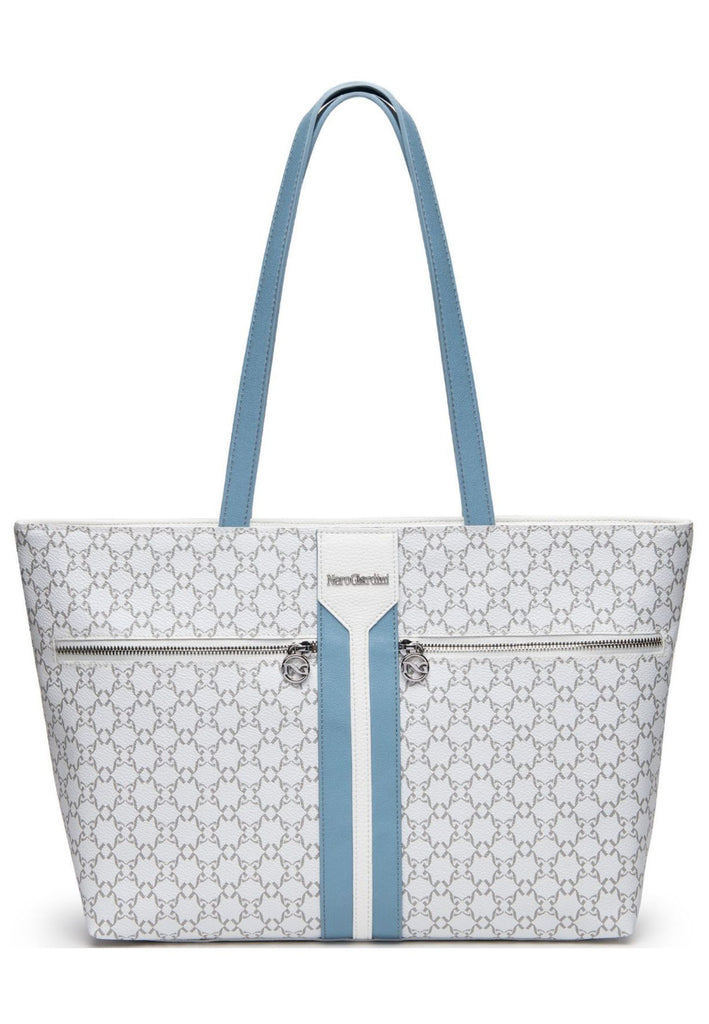 Nero Giardini Taschen Lederimitat Weiß/Blau - surf4shoes