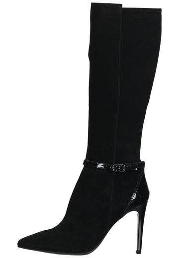 Nero Giardini Stiefel Veloursleder Schwarz - surf4shoes