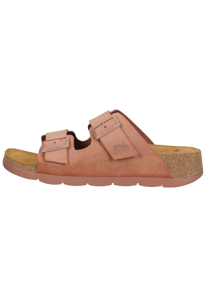 FLY London Pantoletten Leder Rose - surf4shoes