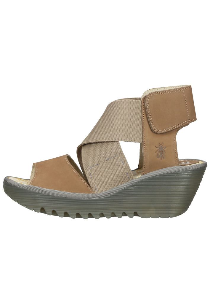 FLY London Sandalen Leder Sand - surf4shoes