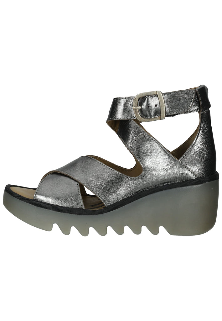 FLY London Sandalen Leder Grau - surf4shoes