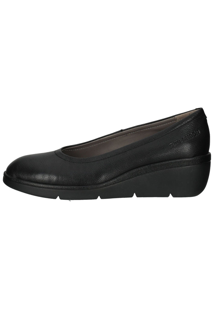 FLY London Ballerinas Leder Schwarz - surf4shoes