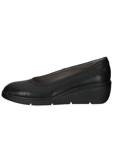 FLY London Ballerinas Leder Schwarz - surf4shoes