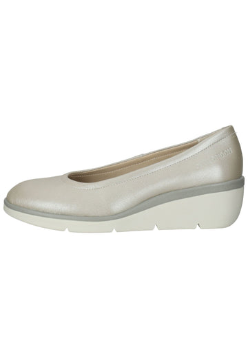 FLY London Ballerinas Leder Silber - surf4shoes