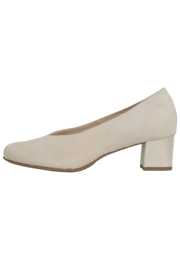HASSIA Pumps Leder Sand - surf4shoes
