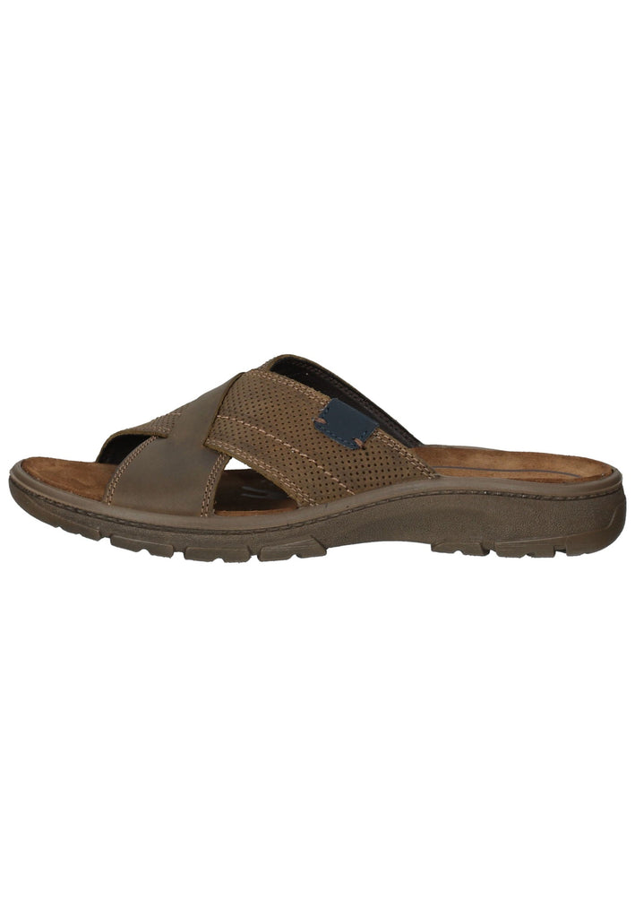 IMAC Pantoletten Leder Taupe - surf4shoes