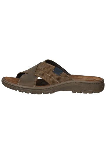 IMAC Pantoletten Leder Taupe - surf4shoes