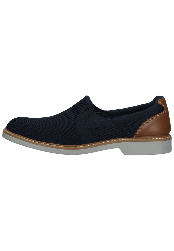 IMAC Slipper Lederimitat Blau/Braun - surf4shoes