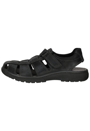 IMAC Sandalen Leder Schwarz/Schwarz - surf4shoes