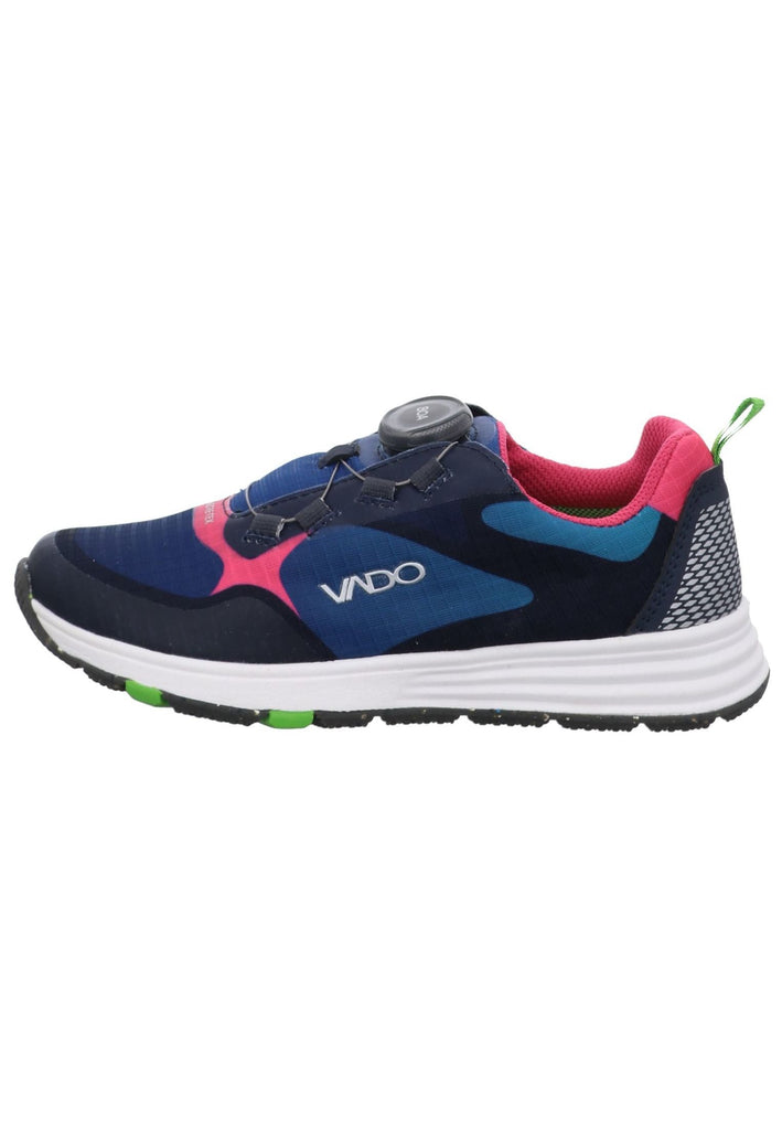 VADO Sneaker Lederimitat/Mesh Navy - surf4shoes