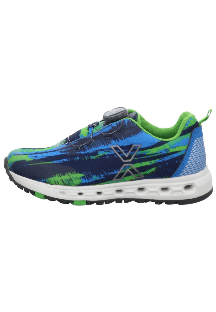 VADO Sneaker Textil Blau/Grün - surf4shoes