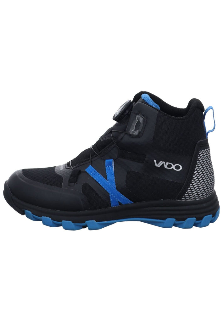 VADO Wanderschuhe Lederimitat/Mesh Schwarz Warmfutter - surf4shoes