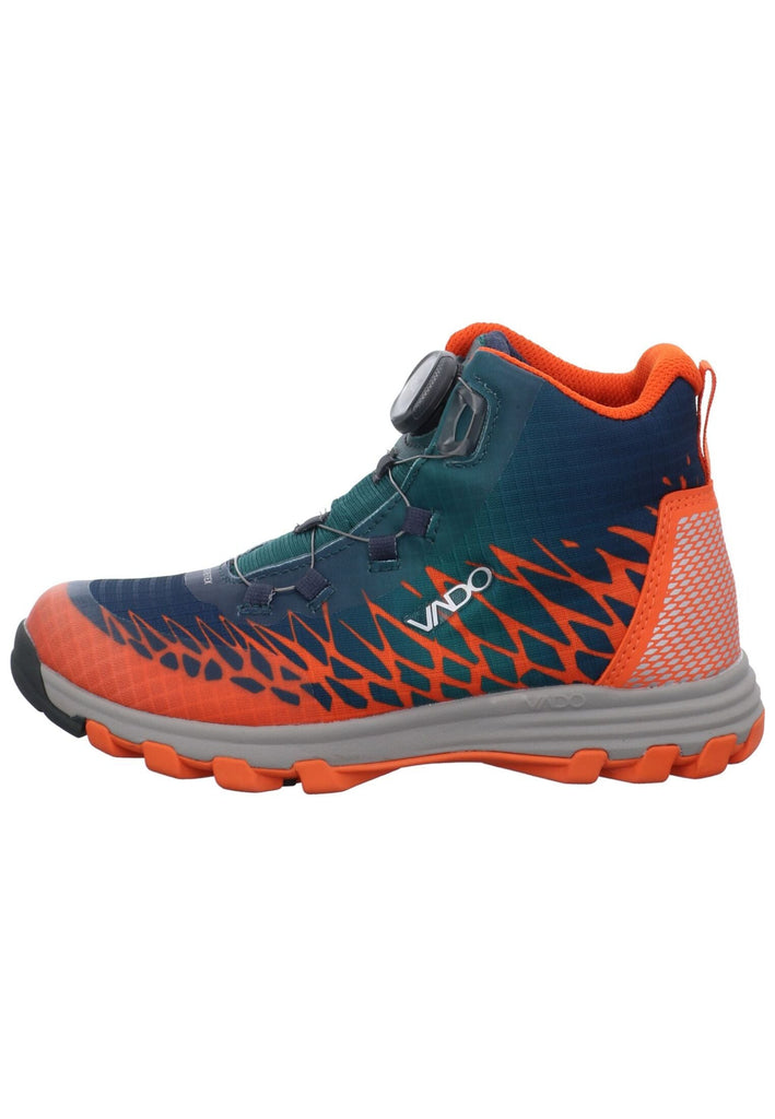VADO Stiefelette Lederimitat/Mesh Oliv Warmfutter - surf4shoes