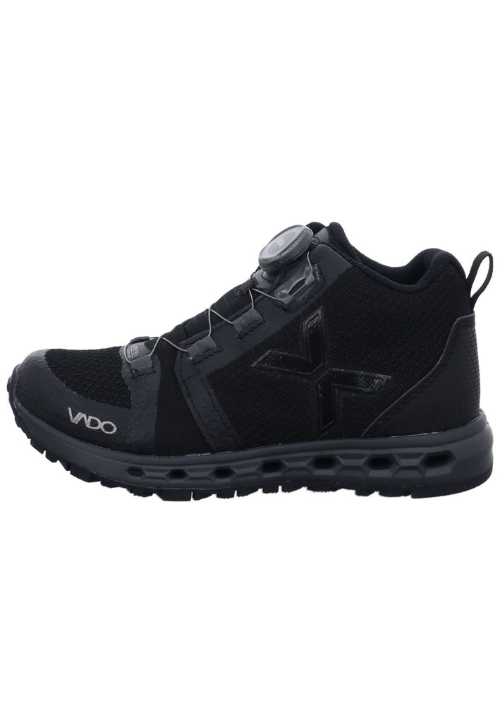 VADO Sneaker Lederimitat/Mesh Schwarz - surf4shoes
