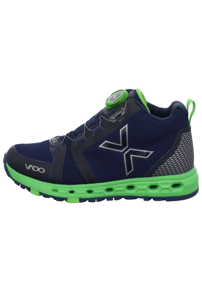 VADO Sneaker Lederimitat/Mesh Dunkelblau - surf4shoes