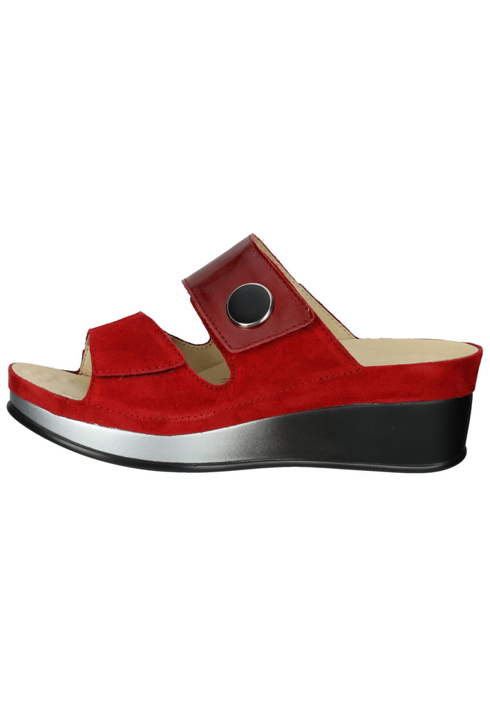 Vital Pantoletten Leder Rot - surf4shoes