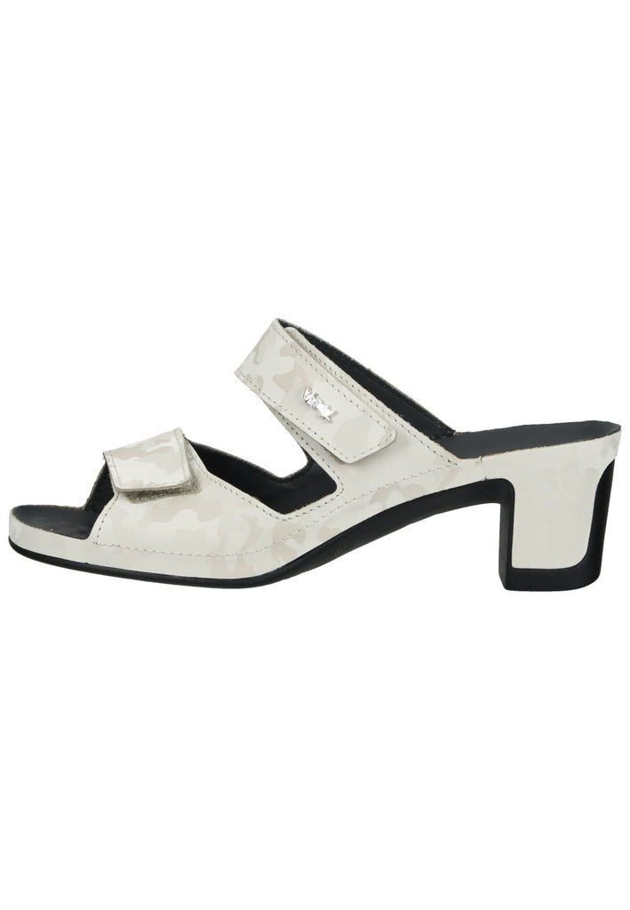 Vital Pantoletten Glattleder Cream - surf4shoes