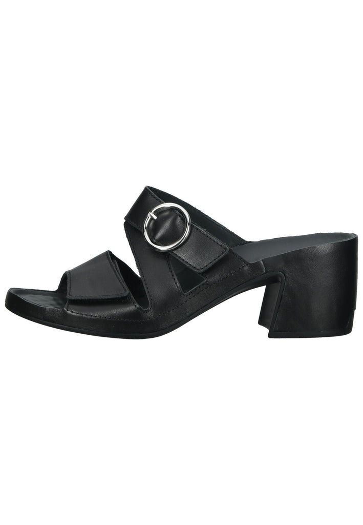 Vital Pantoletten Nappaleder Schwarz - surf4shoes