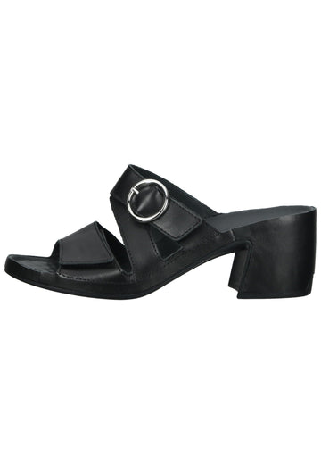 Vital Pantoletten Nappaleder Schwarz - surf4shoes