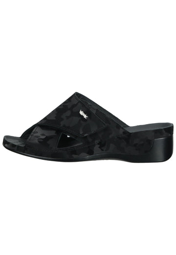 Vital Pantoletten Leder Schwarz - surf4shoes