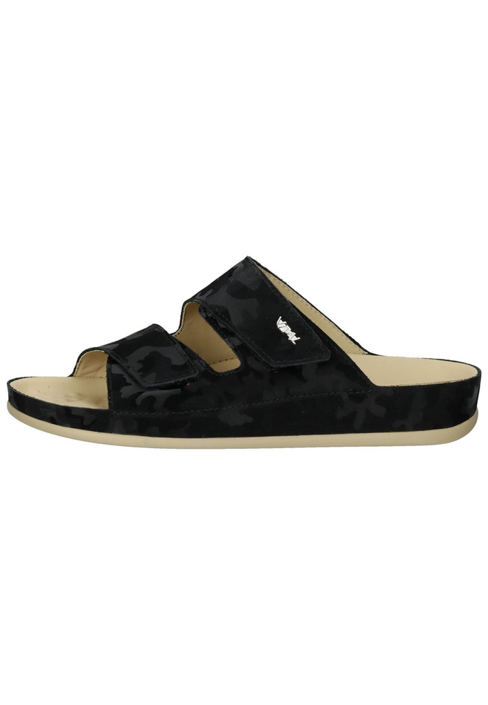 Vital Pantoletten Leder Schwarz - surf4shoes