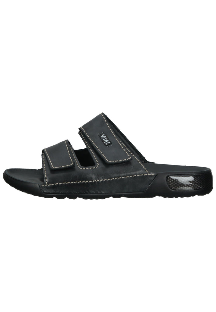 Vital Pantoletten Leder Jeans - surf4shoes