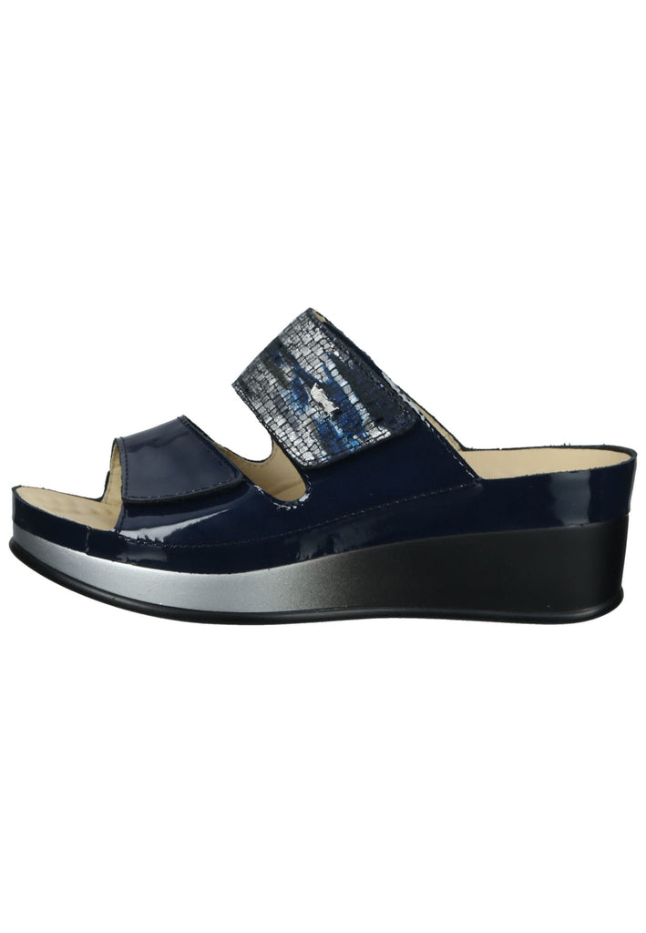Vital Pantoletten Leder Blau - surf4shoes