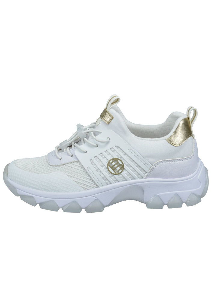Bagatt Sneaker Leder/Textil Weiß/Gold - surf4shoes
