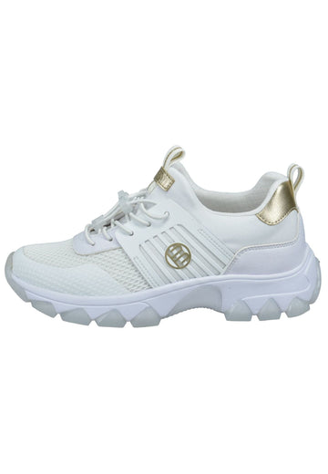 Bagatt Sneaker Leder/Textil Weiß/Gold - surf4shoes