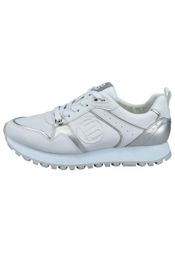 Bagatt Sneaker Nappaleder Weiß/Silber - surf4shoes