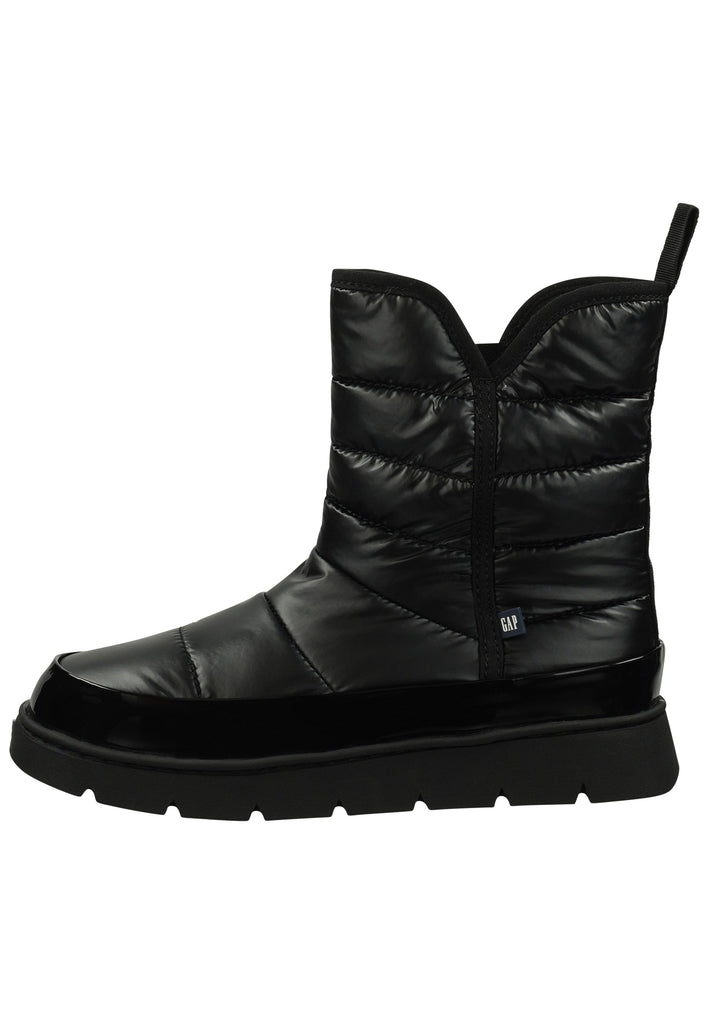 GAP Stiefelette Lederimitat/Textil Schwarz Warmfutter - surf4shoes