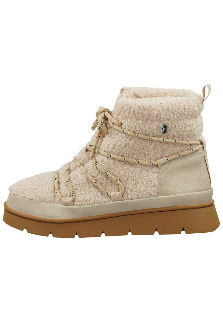 GAP Stiefelette Lederimitat/Textil Beige Warmfutter - surf4shoes