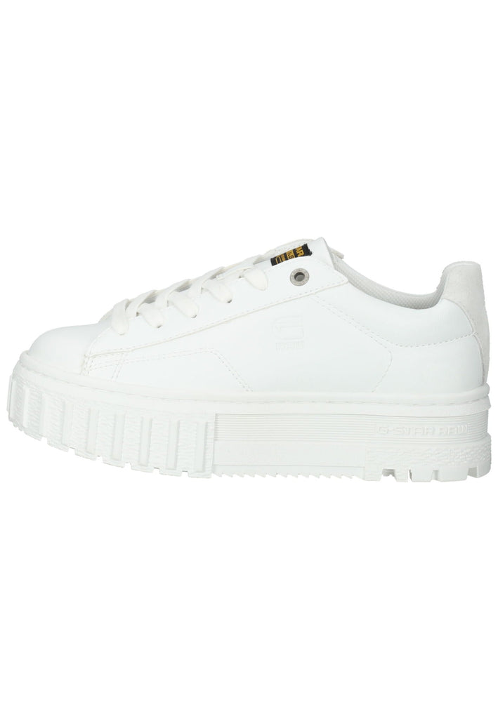 G-Star Sneaker Lederimitat/Textil Weiß - surf4shoes