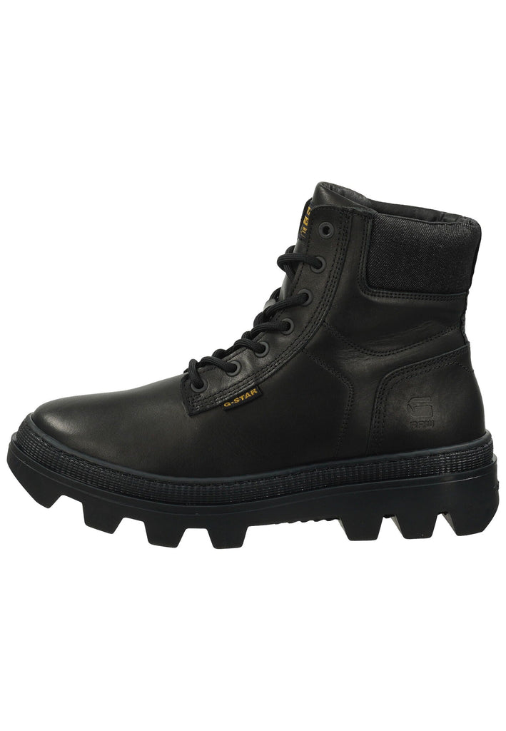 G-Star Stiefelette Nubukleder/Textil Schwarz - surf4shoes