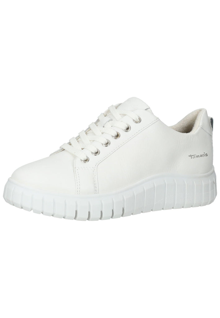 Tamaris Comfort Sneaker Nappaleder Weiß - surf4shoes