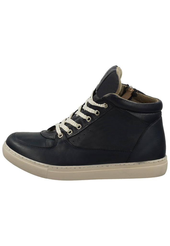 Hush Puppies Stiefelette Leder Navy Warmfutter - surf4shoes