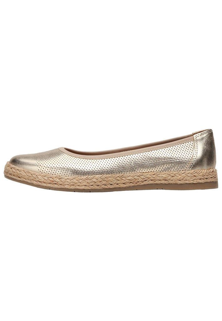 LASOCKI Ballerinas Leder Gold - surf4shoes