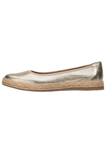 LASOCKI Ballerinas Leder Gold - surf4shoes