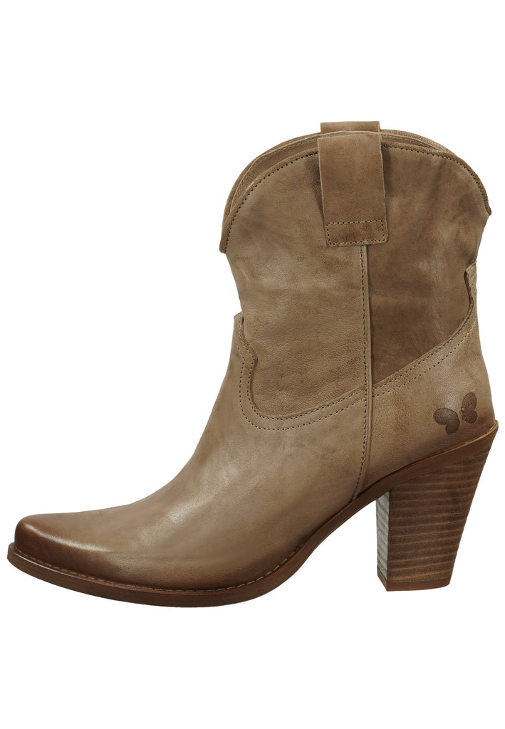 FELMINI Stiefelette Glattleder Mittelbraun - surf4shoes