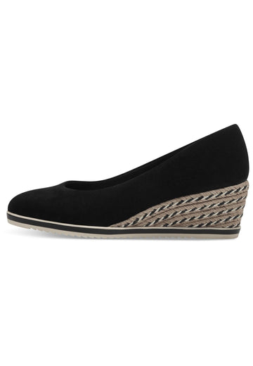 Tamaris Pumps Leder Schwarz - surf4shoes