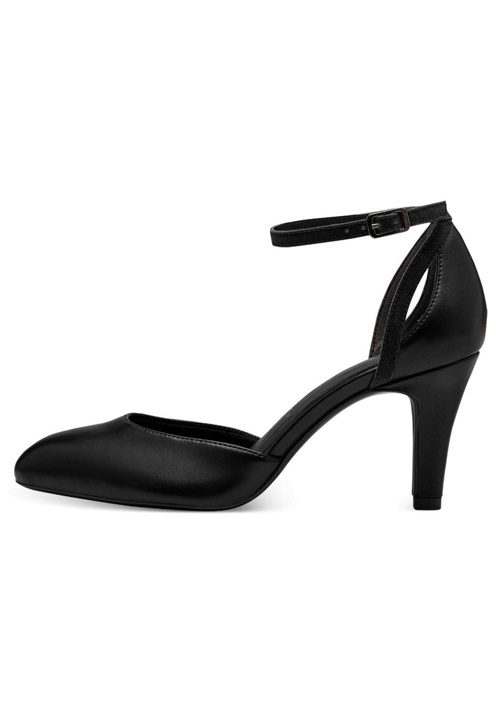 Tamaris Pumps Lederimitat Schwarz - surf4shoes