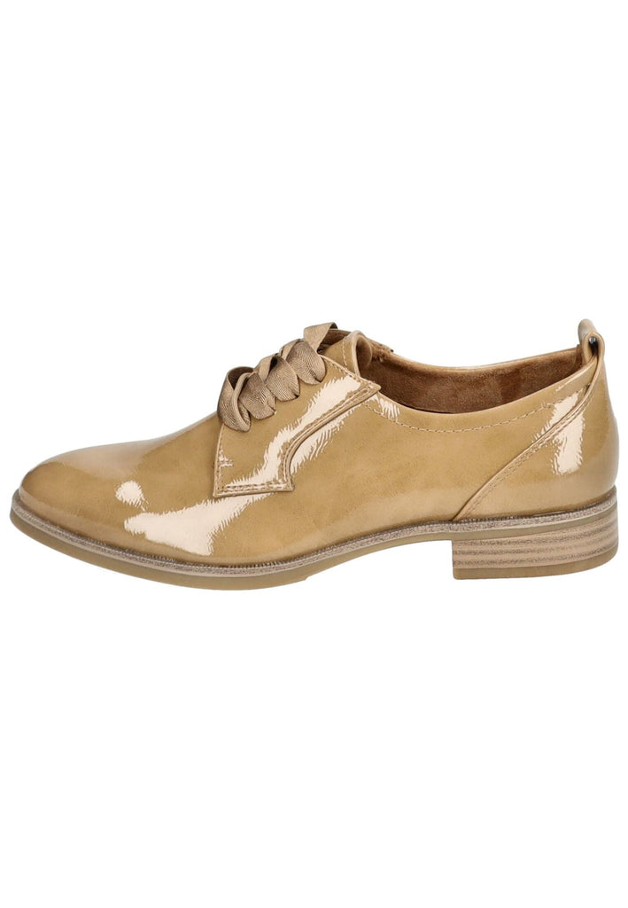 Tamaris Halbschuhe Lederimitat Camel - surf4shoes