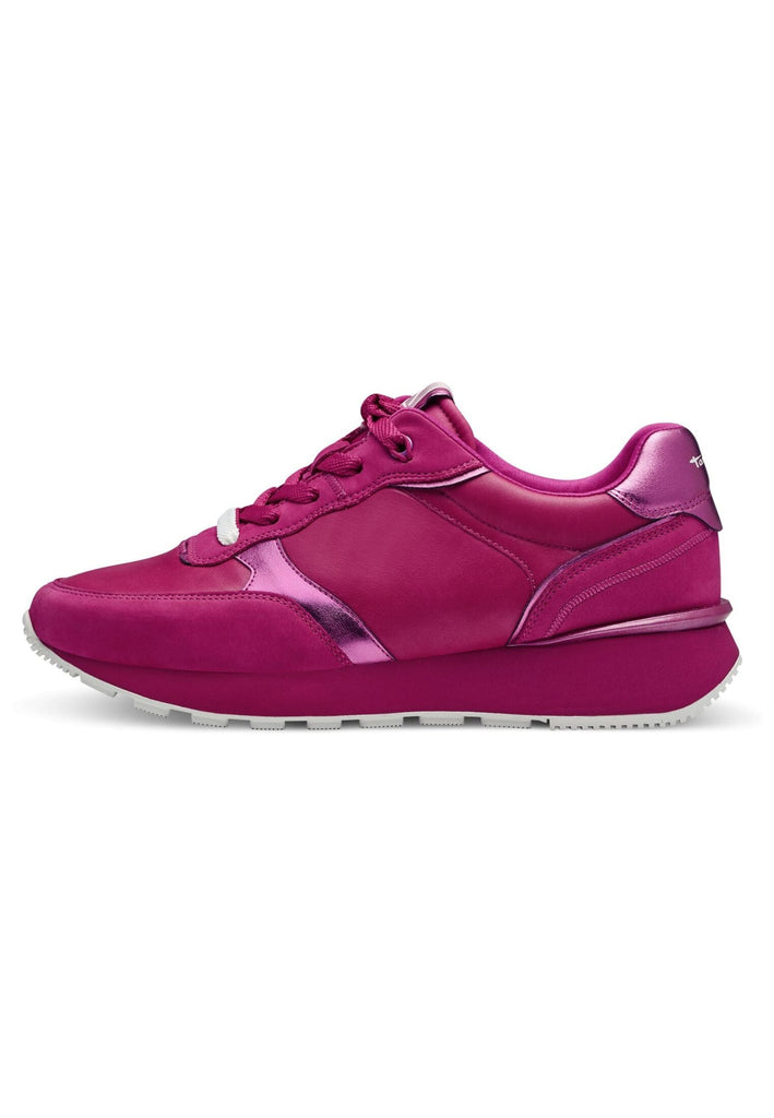 Tamaris Sneaker Leder/Textil Fuchsia - surf4shoes