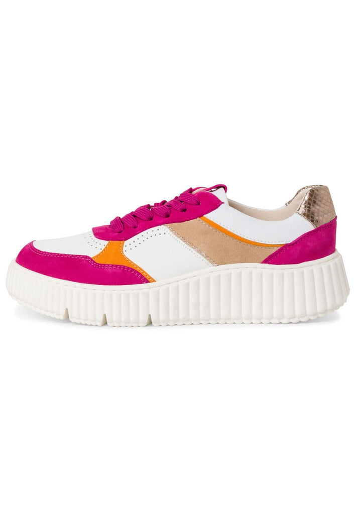 Tamaris Sneaker Leder/Synthetik Fuchsia - surf4shoes