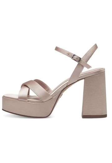 Tamaris Sandalen Lederimitat/Textil Powder - surf4shoes