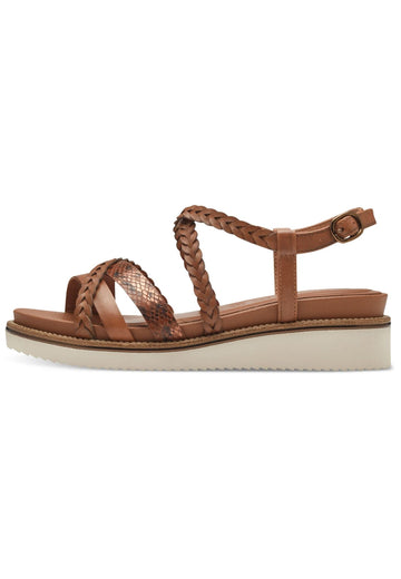 Tamaris Sandalen Leder/Synthetik Cognac - surf4shoes