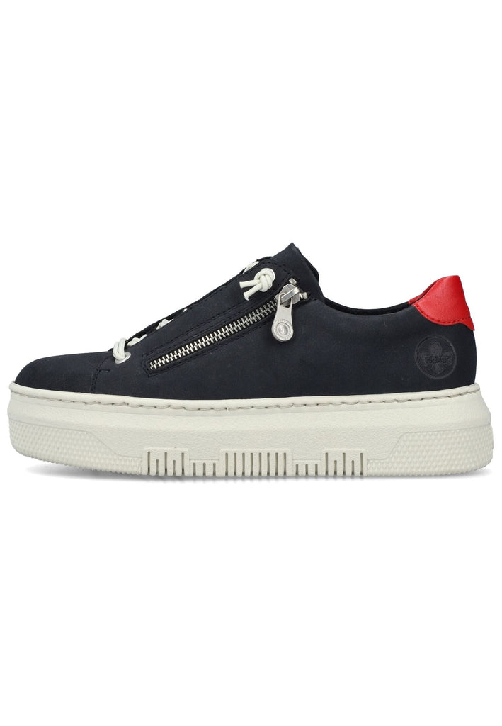 Rieker Sneaker Leder Pazifik - surf4shoes