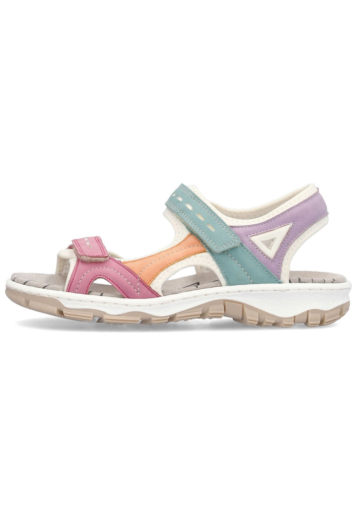 Rieker Wanderschuhe Lederimitat Multicolor - surf4shoes